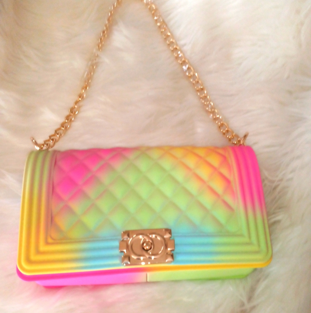 Neon Jelly Purse / Bag